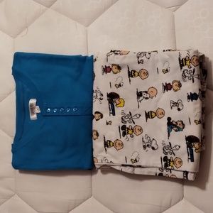 Peanuts Snoopy Pajamas PJ Set